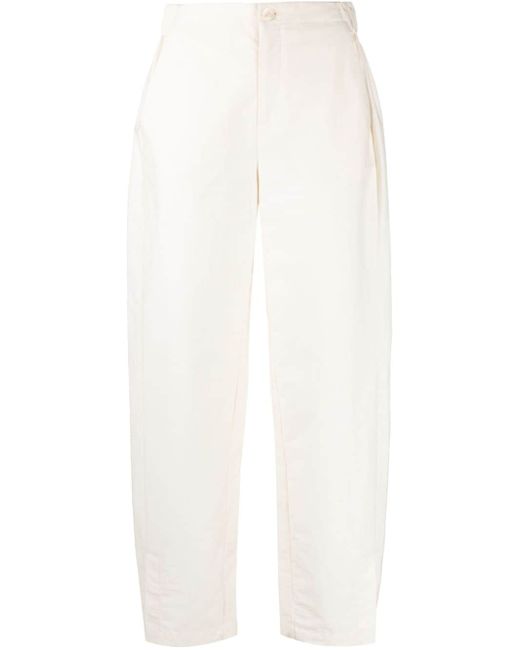 Aeron short-slits cotton-blend trousers