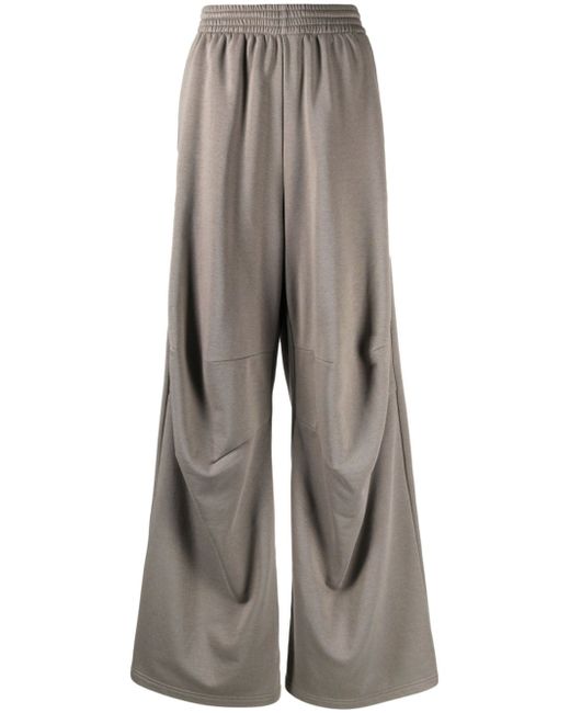 Mm6 Maison Margiela high-waisted cotton flared trousers