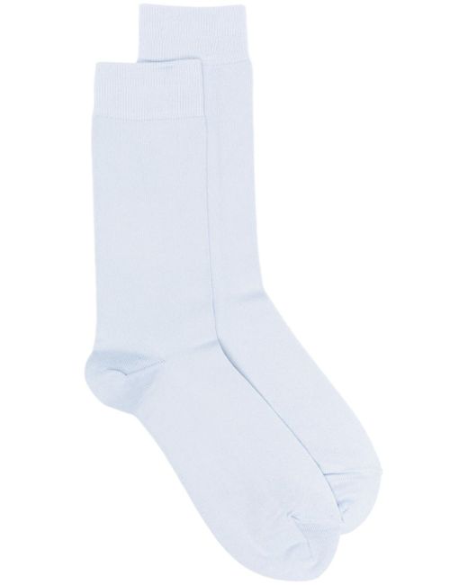 Sunspel logo-print socks