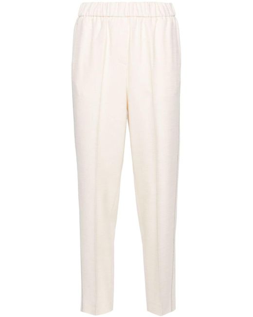 Peserico beaded-stripes tapered trousers