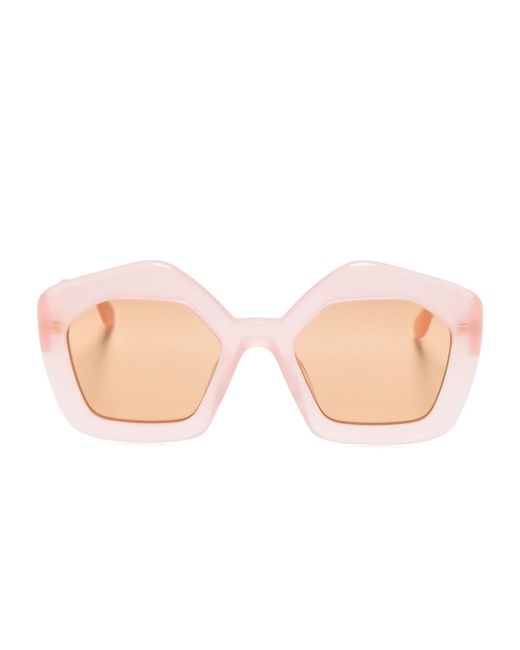 Marni Eyewear Laughing Waters oversize-frame sunglasses