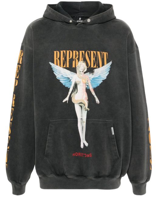 Represent Reborn graphic-print hoodie