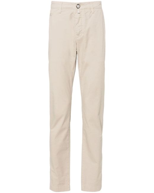 Jacob Cohёn mid-rise cotton chino trousers