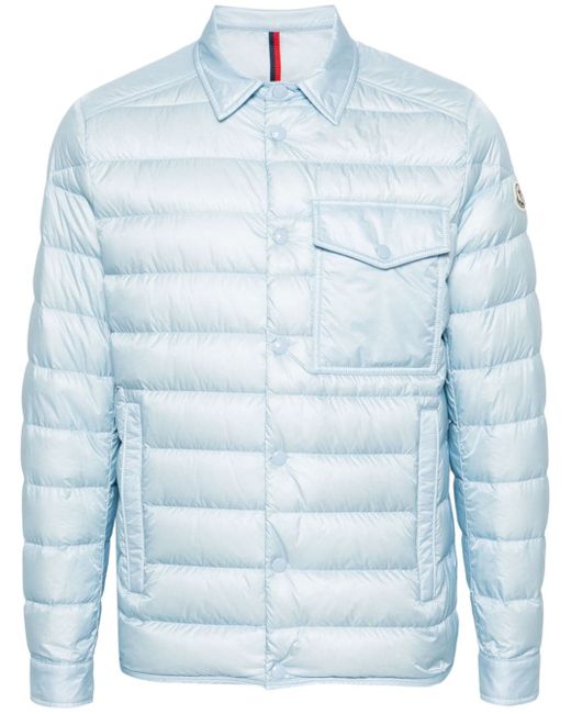 Moncler Tenibres feather-down shirt jacket