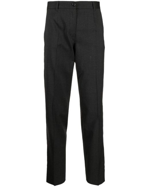 Dolce & Gabbana pinstripe slim-leg trousers