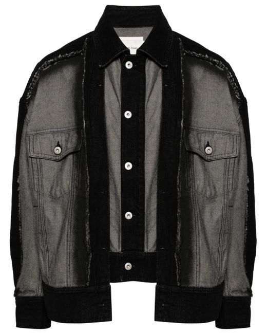 Feng Chen Wang deconstructed denim jacket