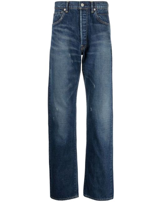 Visvim mid-rise straight-leg jeans