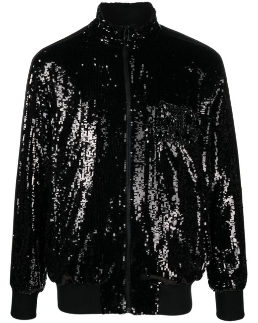 Dolce & Gabbana sequinned silk track jacket