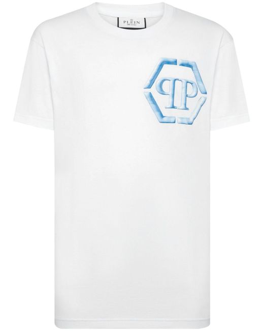 Philipp Plein SS Hexagon-print T-shirt