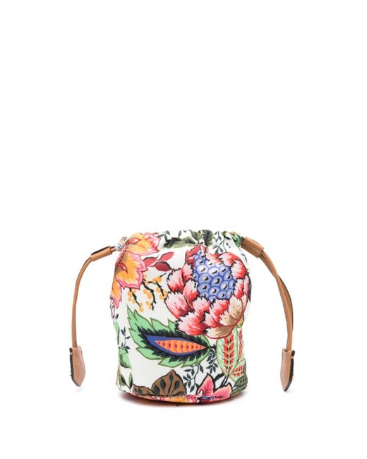 Etro floral-print bucket bag