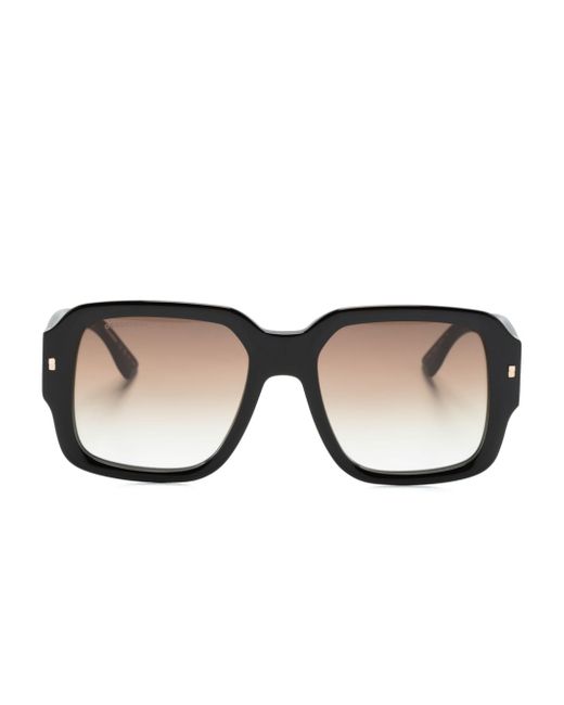 Dsquared2 logo-lettering square-frame sunglasses