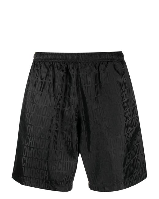 Moschino logo-print swim shorts