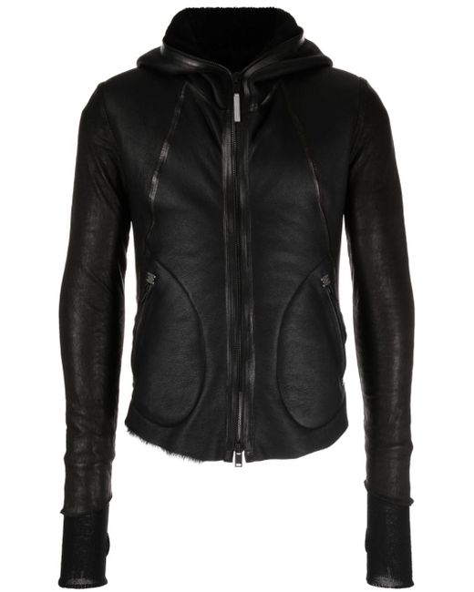 Isaac Sellam Experience hooded leather jacket