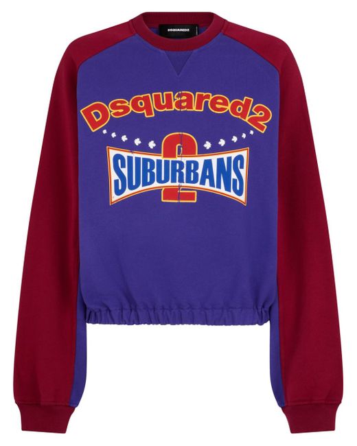 Dsquared2 graphic-print cotton sweatshirt
