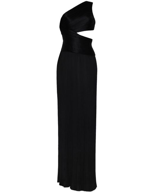 Adam Lippes Delphos pleated charmeuse gown