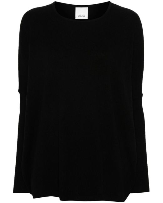 Allude long-sleeve jumper