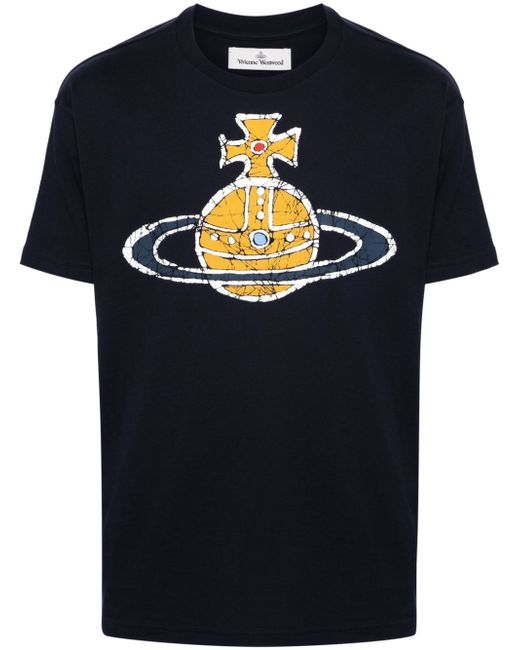 Vivienne Westwood Orb-logo-print cotton T-shirt
