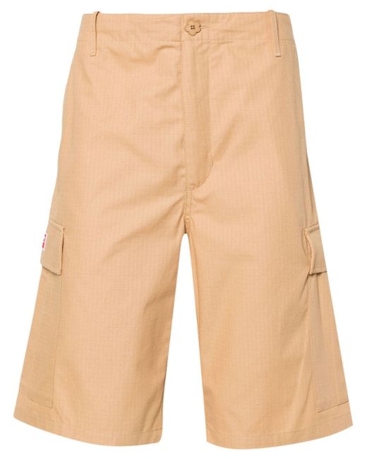 Kenzo mid-rise ripstop cargo shorts