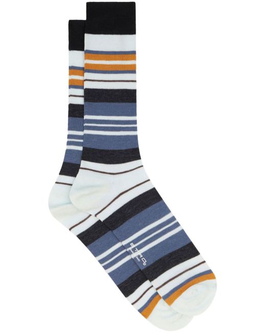 Etro logo-print striped socks