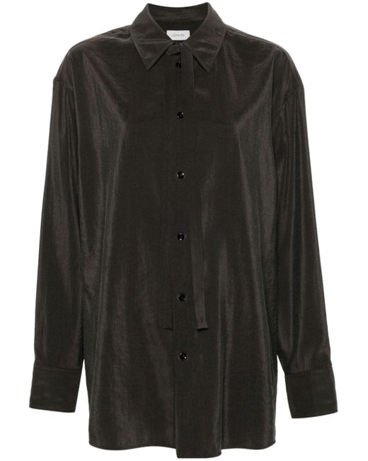 Lemaire button-up silk-blend shirt