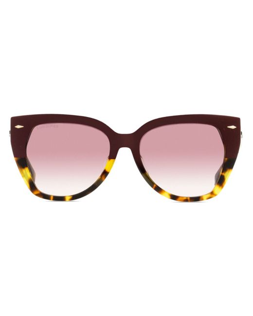 Longines butterfly-frame gradient-lenses sunglasses