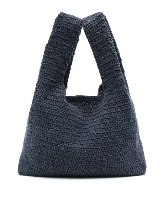 Nannacay Michela crochet-knit shoulder bag