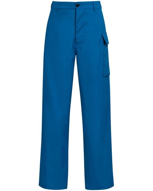Marni cargo-pocket straight-leg trousers