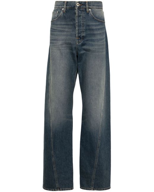 Lanvin straight-leg twist-detailed jeans