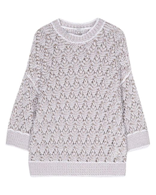 Peserico open-knit jumper
