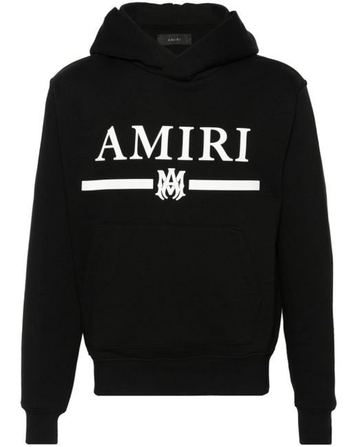 Amiri logo-print cotton hoodie