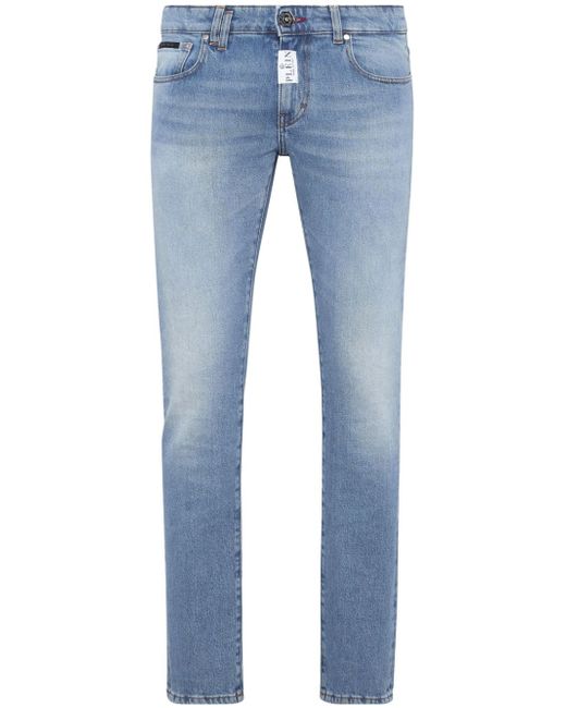 Philipp Plein Super Fit logo-plaque skinny jeans