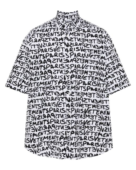 Vetements logo-print shirt
