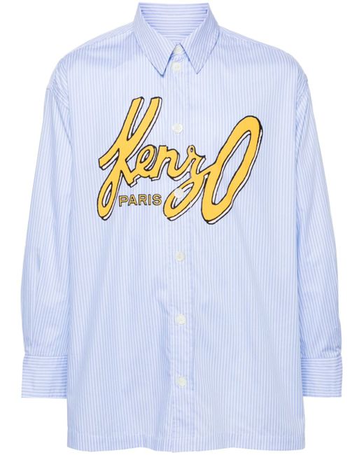 Kenzo Archive Logo striped shirt