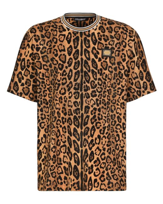 Dolce & Gabbana leopard-print T-shirt