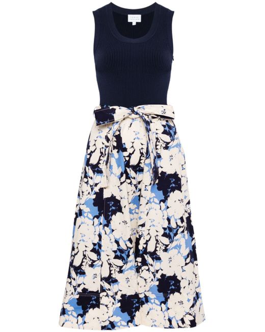 Tanya Taylor Devon floral-print midi skirt