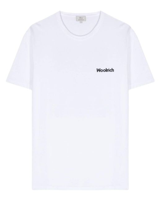 Woolrich logo-rubberised T-shirt
