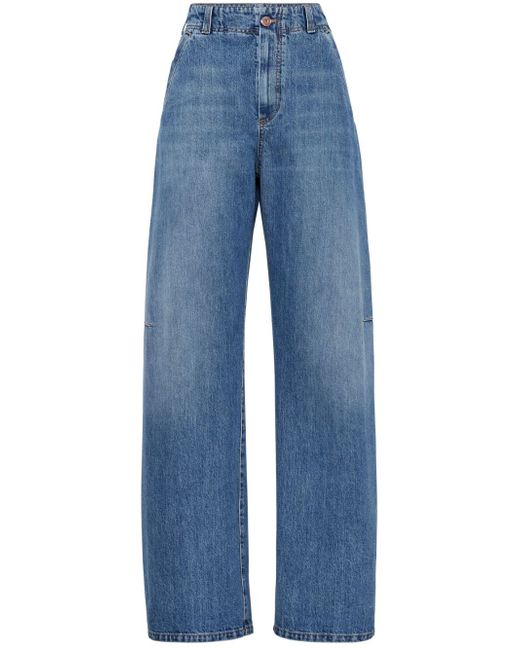 Brunello Cucinelli wide-leg jeans