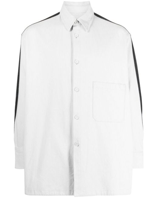Croquis two-tone long-sleeve shirt