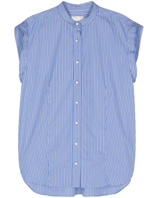 Isabel Marant stripe-print sleeveless shirt