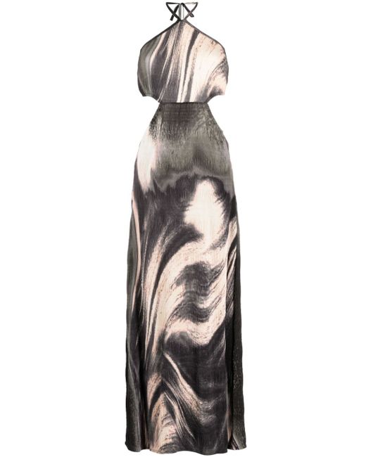 Simkhai Julius abstract-print maxi dress