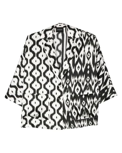 Simonetta Ravizza geometric-print blazer