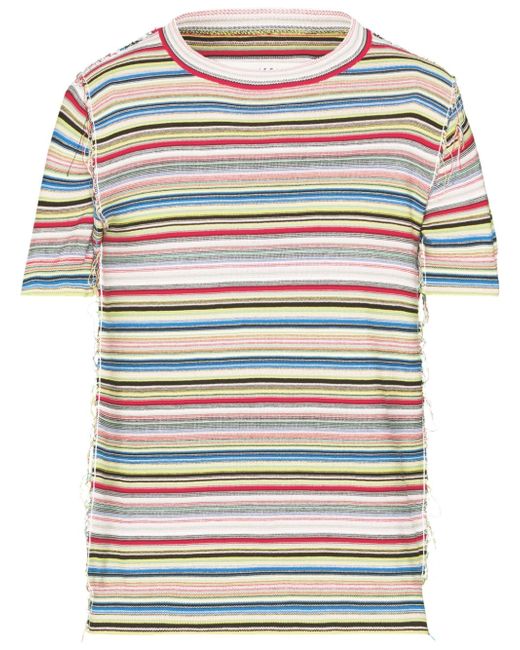 Maison Margiela striped knitted T-shirt