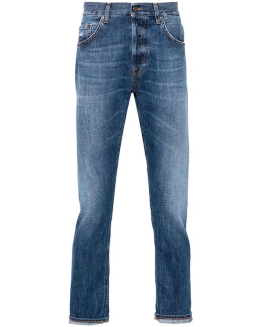 Dondup Icon mid-rise straight-leg jeans