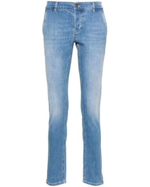 Dondup Konor mid-rise tapered jeans