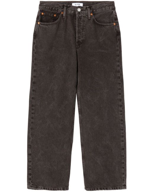Re/Done mid-rise wide-leg jeans