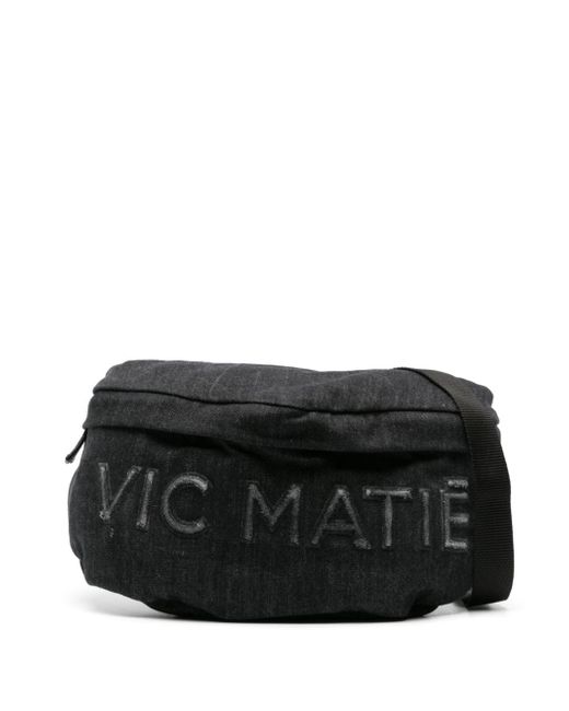 Vic Matiē logo-embossed denim belt bag