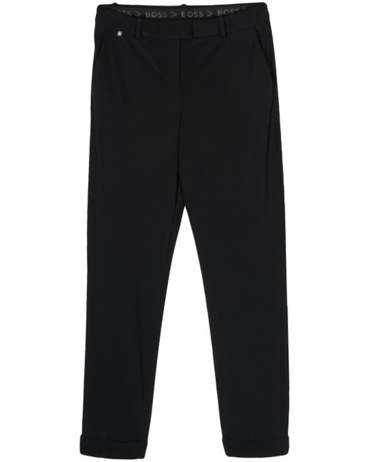 Boss stretch-jersey slim-fit trousers