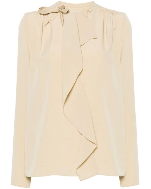 Isabel Marant bow-detail draped blouse