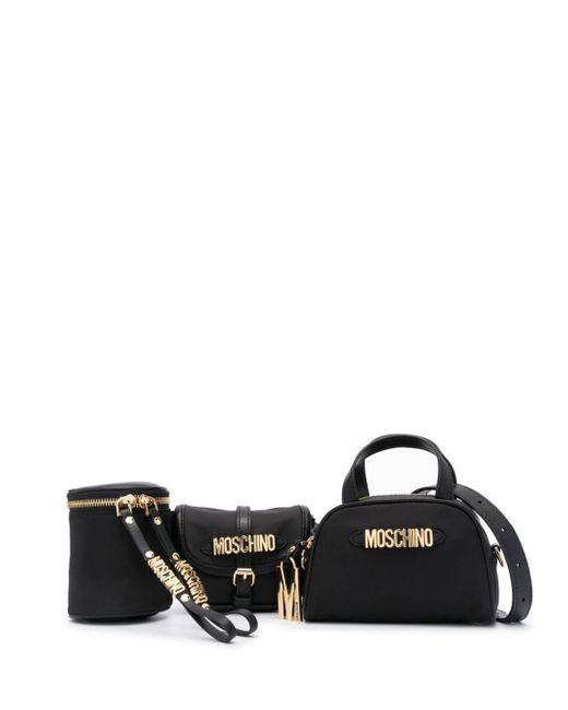 Moschino logo-lettering belt bags