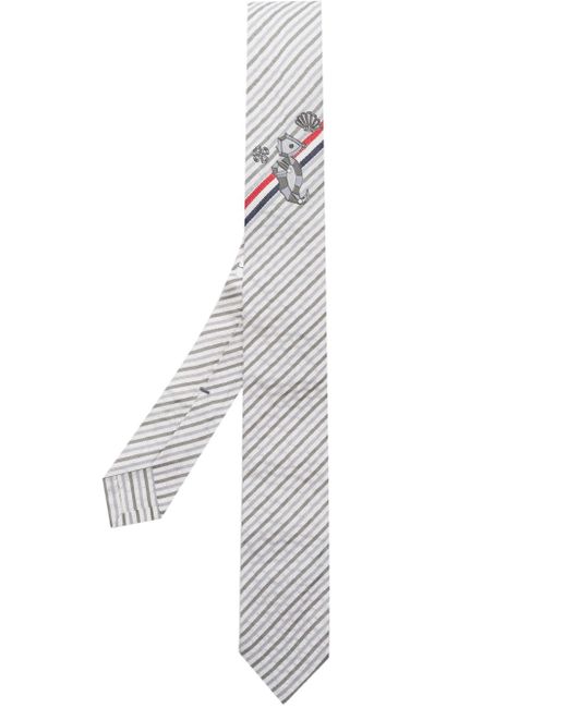 Thom Browne seashore-print tie